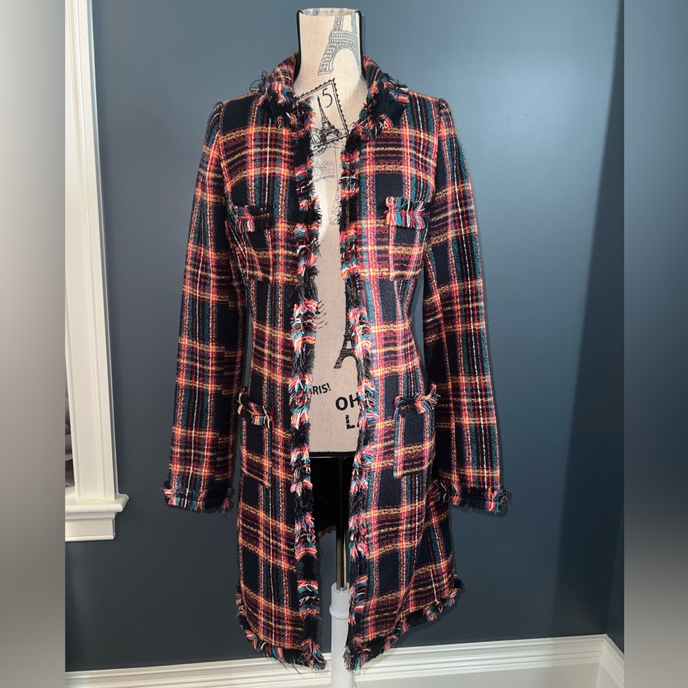 Multi Color Tweed Jacket